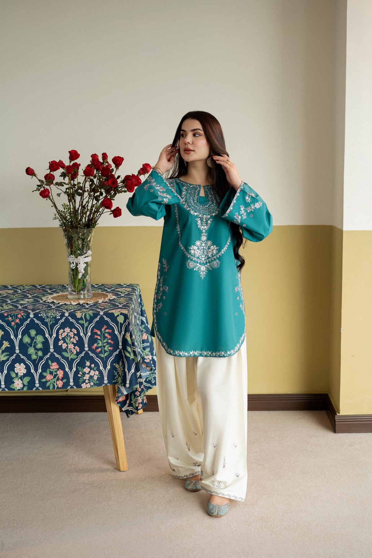 Teal Elegance
